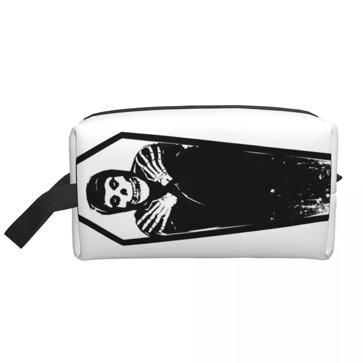 Punk Rock Band Misfits Makeup Bag Women Travel Cosmetic Organizer Cute Storage Toiletry Bags