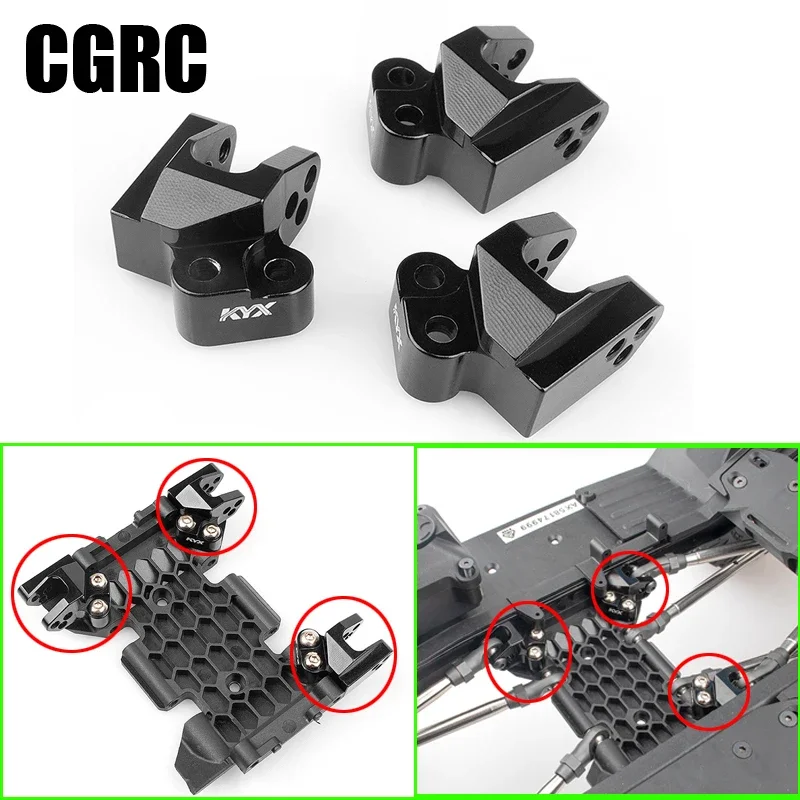 

3 Pcs Aluminum Alloy Fixed Code Installation Code Set For 1/10 RC Crawler Car Axial Scx10 Iii AX103007 DIY Upgrade Parts