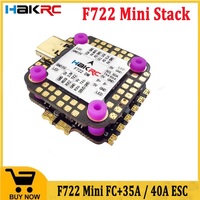 HAKRC F722 Mini F7 Stack Flight Controller With 32BIT 40A BLHeli32/35A BLheli_S 2-6S 4in1 Brushless ESC for RC FPV  Racing Drone