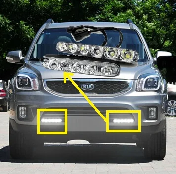 car bumper headlamp For Carnival Sportage daytime light,LED,wire,Carnival Sportage fog light,Carnival Sportage