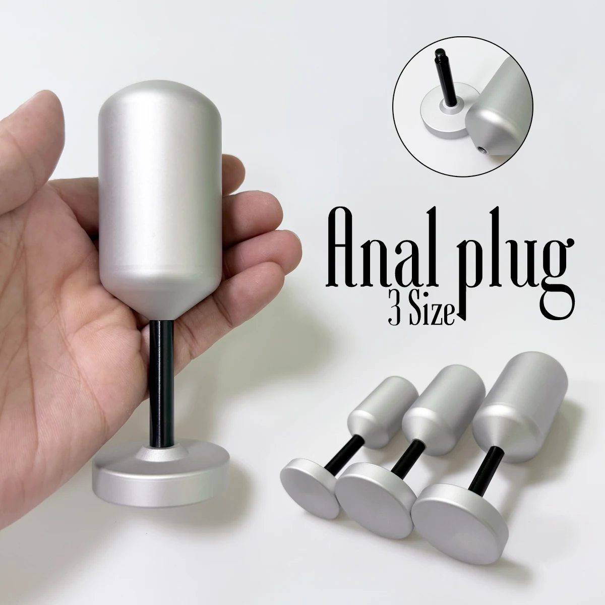 New Metal Steel Ball Gravity Anal Plug Anus Expander Vagina Dildos Butt Plug Prostate Massager Anal Beads Sex Toys For Men Women view 2