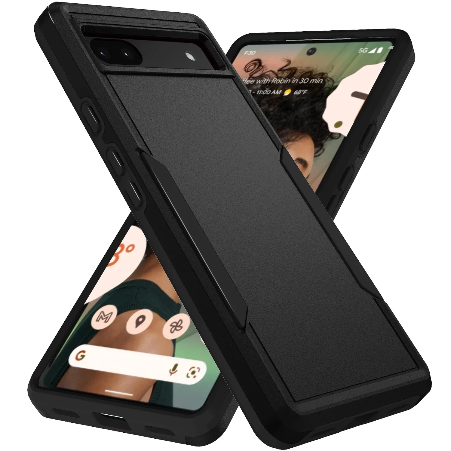 Hybrid PC Silicone Hard Case for Google Pixel 8 Pro Pixel8 Pixel7 Pixel6 Pixel 6 7 Pro 7A 6A Pixel6a Pixel7a Matte Phone Cover