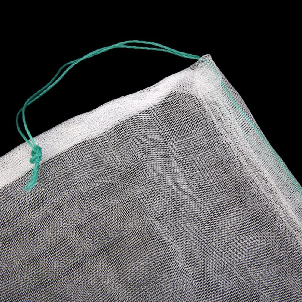 

10pcs 25*35Cm Filter Mesh Bag For Aquarium Pond Drawstring Nylon Bag Reusable Media Filter Accessory Pet Supplies