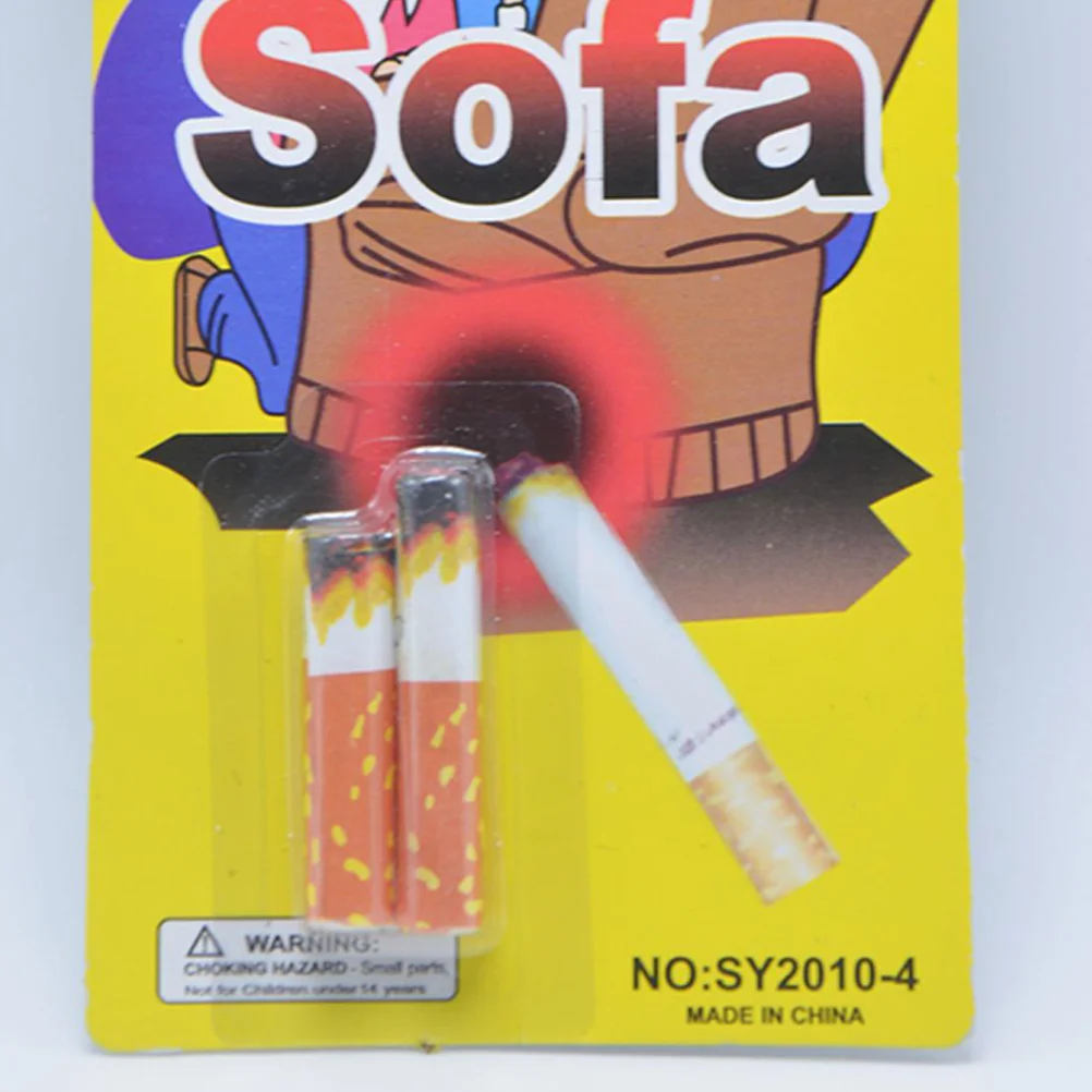 4Pcs Simulation Cigarette Realistic Puff Style for April Fools Day Halloween Party Cosplay Costume Gag Prop Novelty Accessory