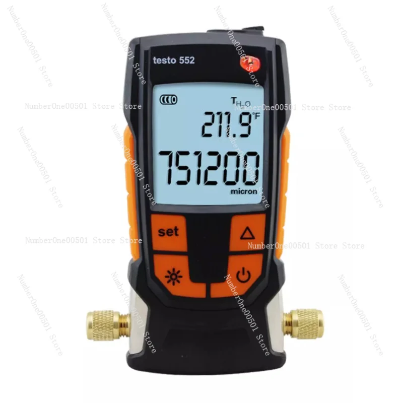 Digital Vacuum Gauge Testo 552i Smartphone App Controlled Wireless Air Conditioning Refrigeration Systems Vacuum Probe Testo 552