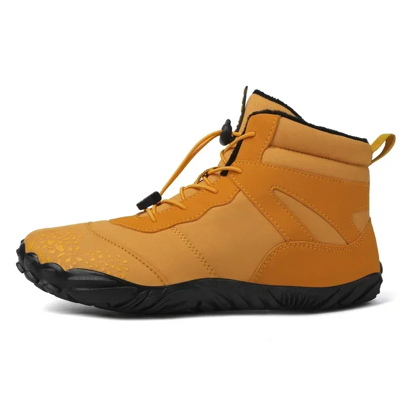 Men Winter Booties Casual Shoes Outdoor Work Shoes Ladies Warm Fur Man Snow BareFoot Ankle boots Male Snow Boots zapatillas male