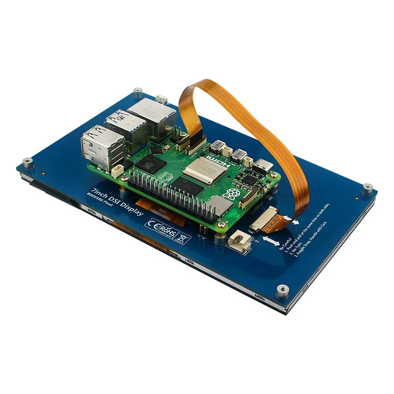 

Suitable for Raspberry Pi MIPI DSI Capacitive Touch Display 4.3 Inch High Definition IPS Display Drive-free Interface