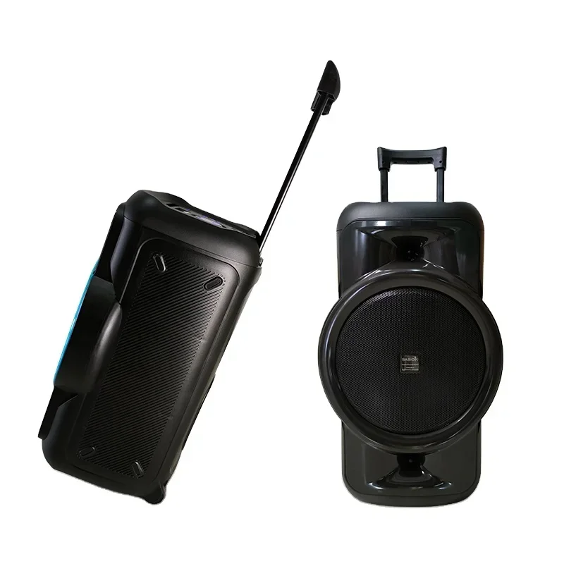 1290# portable 12" hifi stereo sub-woofer home theatre/karaoke/outdoor square dancing stage show  sound system BT/USB/TF speaker
