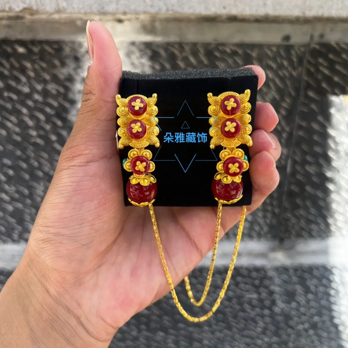 

Новые тибетские украшения в этническом стиле, свадебный фестиваль Гучжуан, тибетская одежда, аксессуары