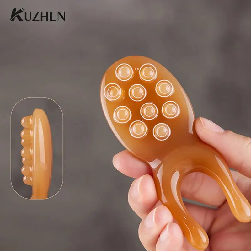 

1Pc Resin Nose Massager Promote Blood Circulation For Trigger Point Therapy Pedicure Gua Sha Board Facial Muscle Stick Tool