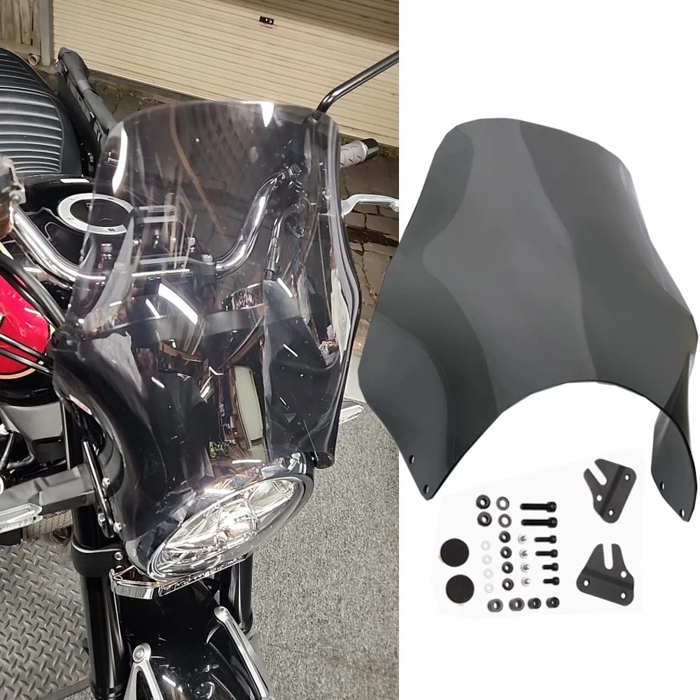 

Лобовое стекло Z650RS для Kawasaki W800 Z900 RS SE 2018-2023 2024 Z900RS, защитная крышка для лобового стекла, спойлер, экран, обтекатель фар