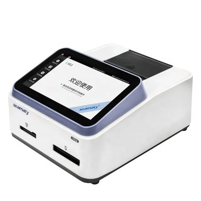 Seamaty VG2 POCT portable fluorescence immunoassay analyzer vet blood gas analyzer