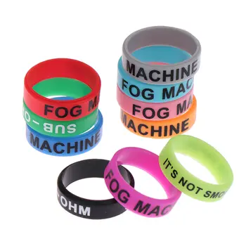 10 ks zastřihovací rukojeť na zastřihovač vlasů, gumová protiskluzová rukojeť na zastřihovače, kadeřnické ozdobné kroužky 8 nejlepší prodej zastřihovač holičství grip supreme - №7