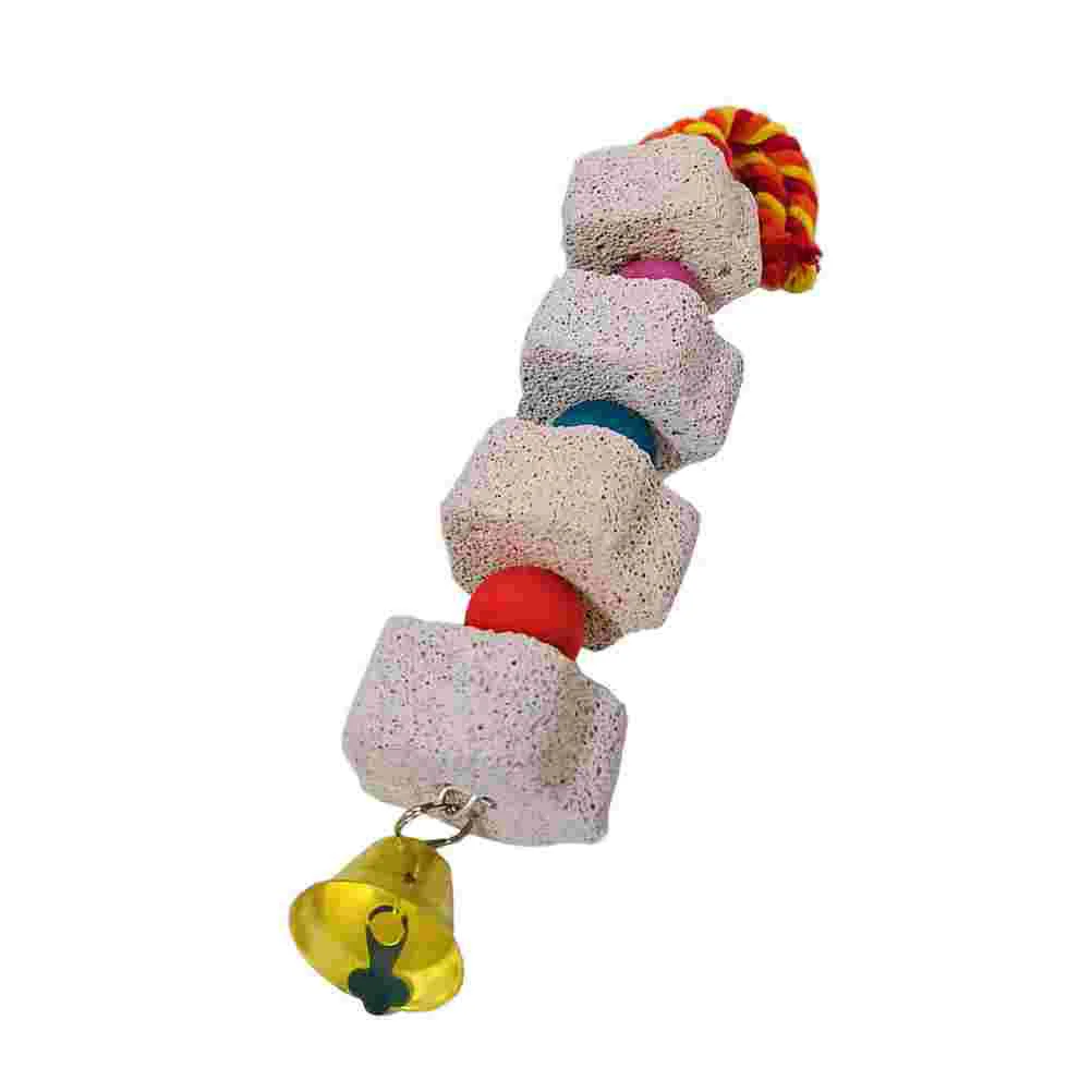 

Chinchilla Accessories Parrot Molar Skewers Small Bird Toys Portable Chewing Stone