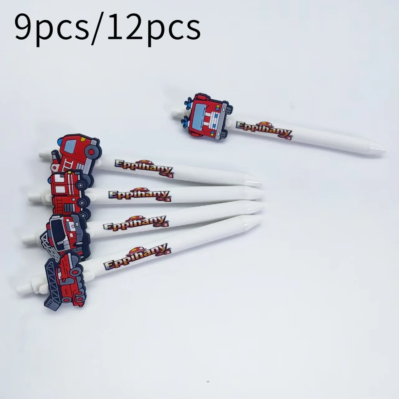 

9 шт./12 шт. креативные шариковые ручки для пожарной машины для студентов, обучающие офисные принадлежности для подписи, подарок