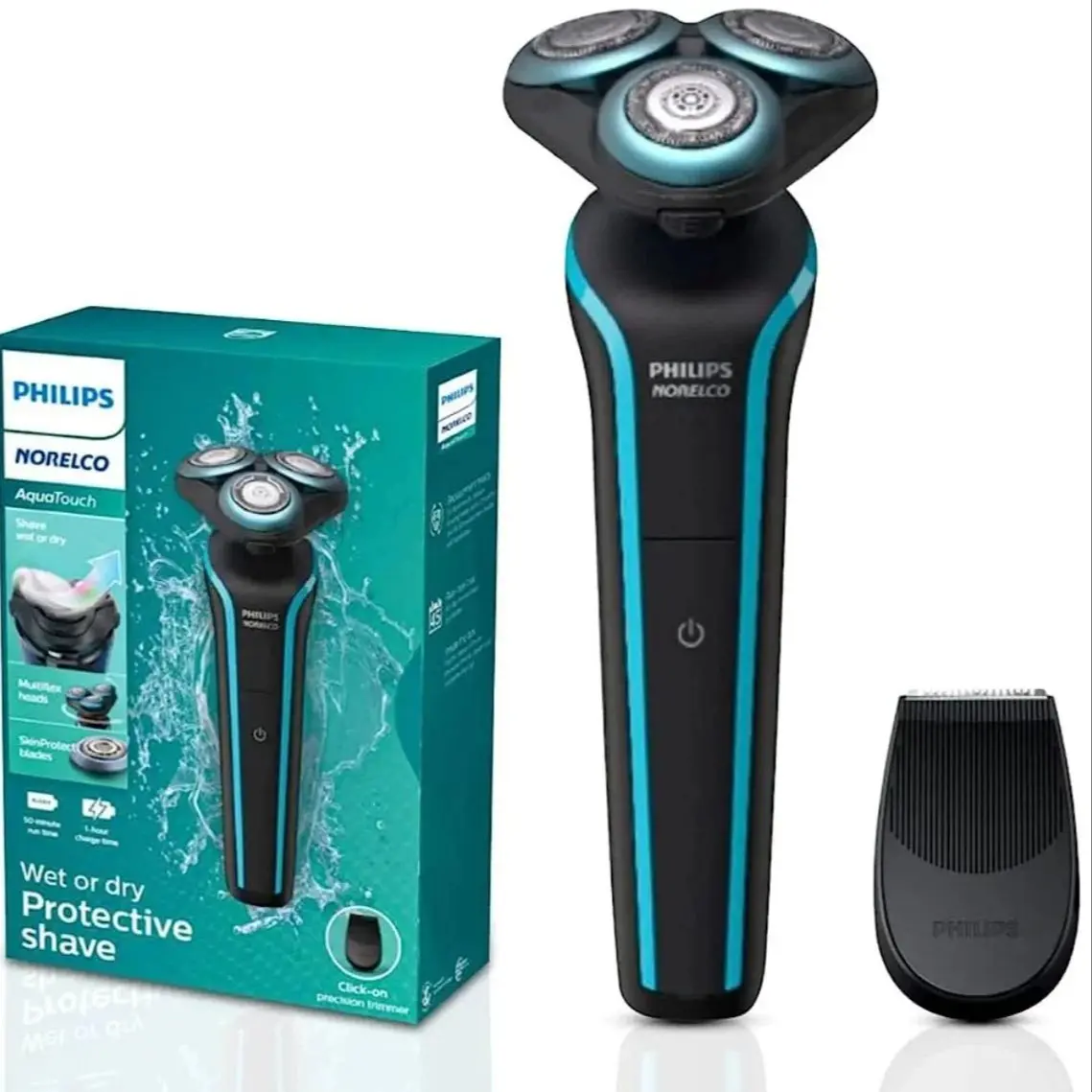 ماكينة حلاقة فيليبس نوريلكو أكوا تاتش الكهربائية الرطبة والجافة S5767 #2