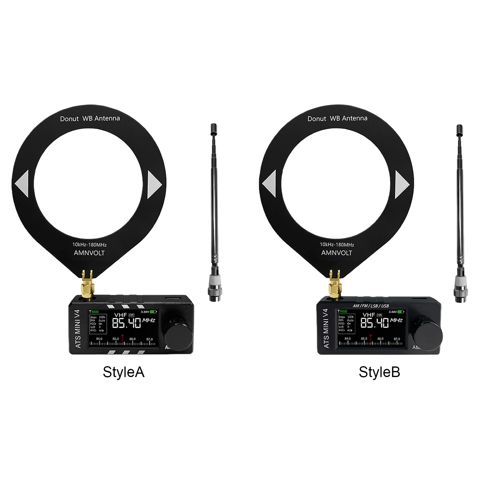 راديو DSP كامل النطاق مع مضخم ضوت سماعة الرأس LSB USB أجهزة الجيب الترانزستور 1.9 بوصة شاشة IPS للمشي والتنزه والتخييم #1