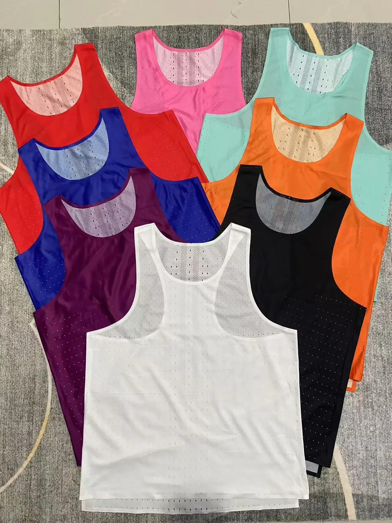 

Motorcycle T-shirt Marathon Professional Running Vest Ultra-Light, Quick-Drying and Breathable