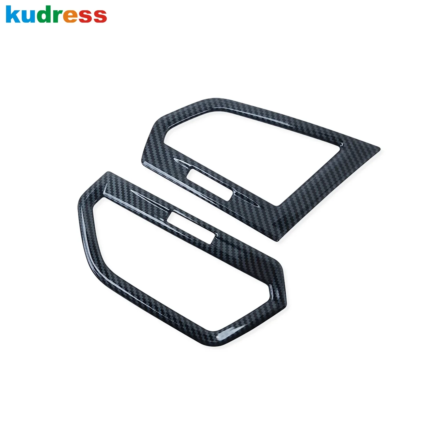 Car Front Side Air Condition Vent Outlet Cover Trim For Volkswagen VW Tiguan MK2 2017-2021 2022 2023 Carbon Interior Accessories