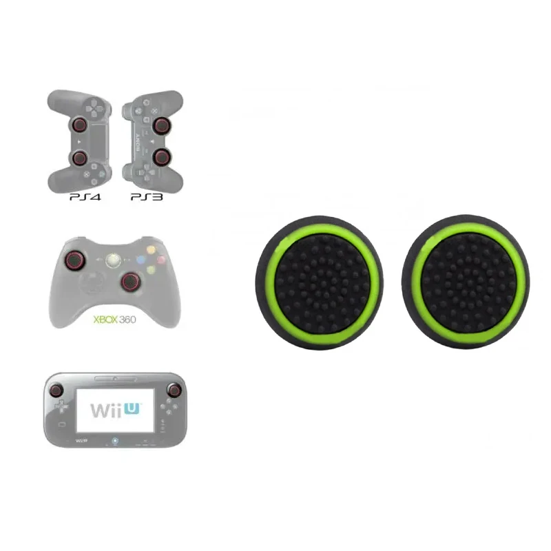 2 قطعة غطاء سيليكون غطاء زر عصا التحكم لوحدة تحكم Dualsense Ps5 DualSense5
