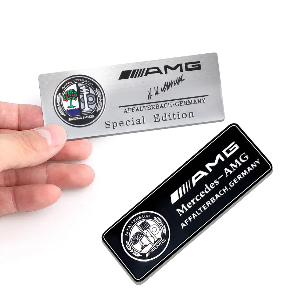 1 قطعة نافذة السيارة الألومنيوم الجسم الجانب لمرسيدس بنز درابزين أعواد تزيين شعار AMG W205 W204 W213 W211 اكسسوارات السيارات
