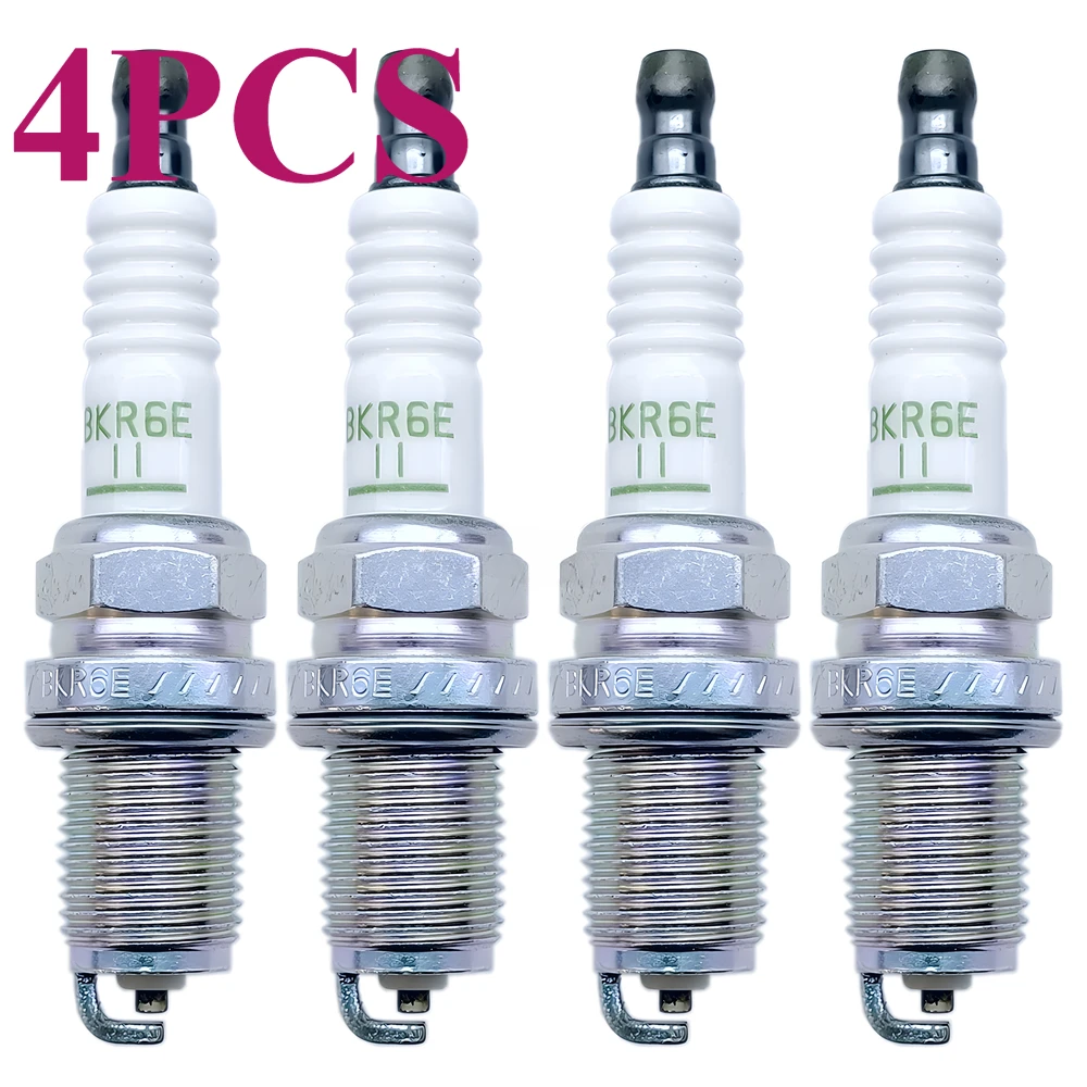 4PCS Spark Plug K6RF-11 Replace for 2756/BKR6E-11 MITSUBISHI MS851358 MS851388 MS851728 DENSO K20PR-U11 Q20P-U11 Q20U11