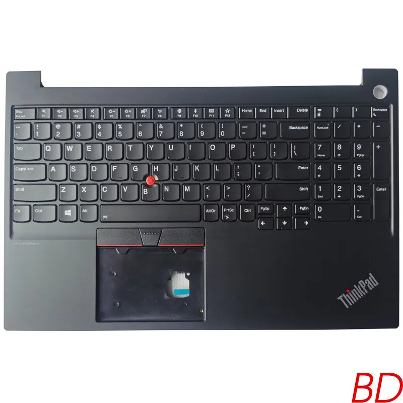 

Крышка для подставки под запястья A+ для Lenovo ThinkPad E15 Gen 1 с клавиатурой с подсветкой, черная, модель C Shell