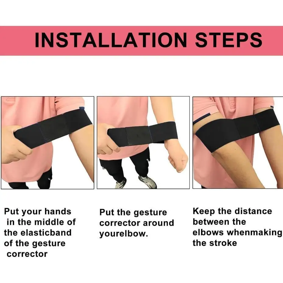 1 Pcs Golf Swing Trainer Posture Corrector Band for Beginners Arm Hand Motion Exercise Tension Elastic Fitness Equipmen
