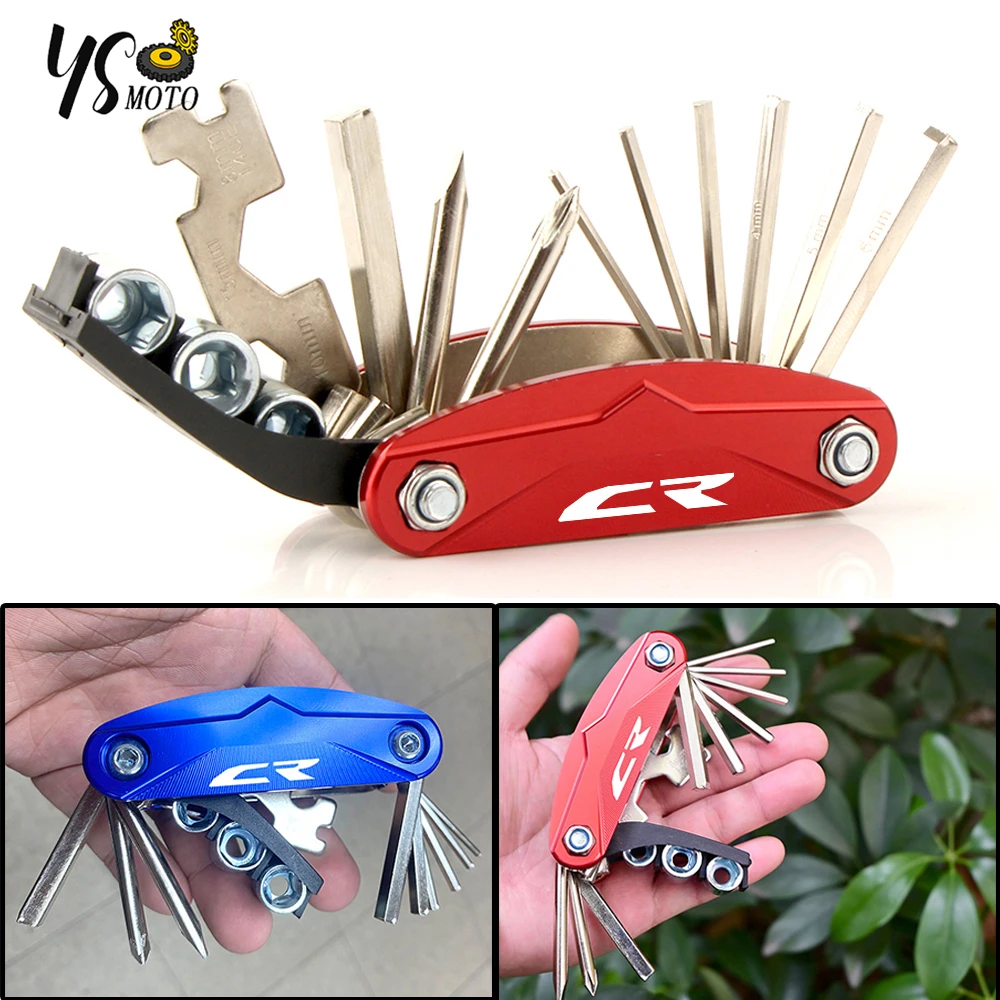 For HONDA CR80R CR85R CR125R CR250R CR500R Motorcycle Tool Repair Screwdriver Set CR 80R 85R 125R Accessories With Logo 