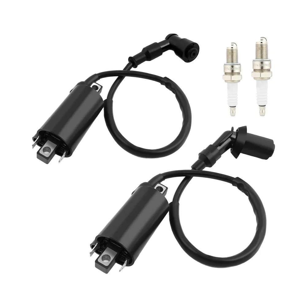 2PCS OEM Spec Ignition Coil Kit with Spark for Kawasaki For Mule 2510 3010 4000 4010 KAF620 KAF950 Engine Parts