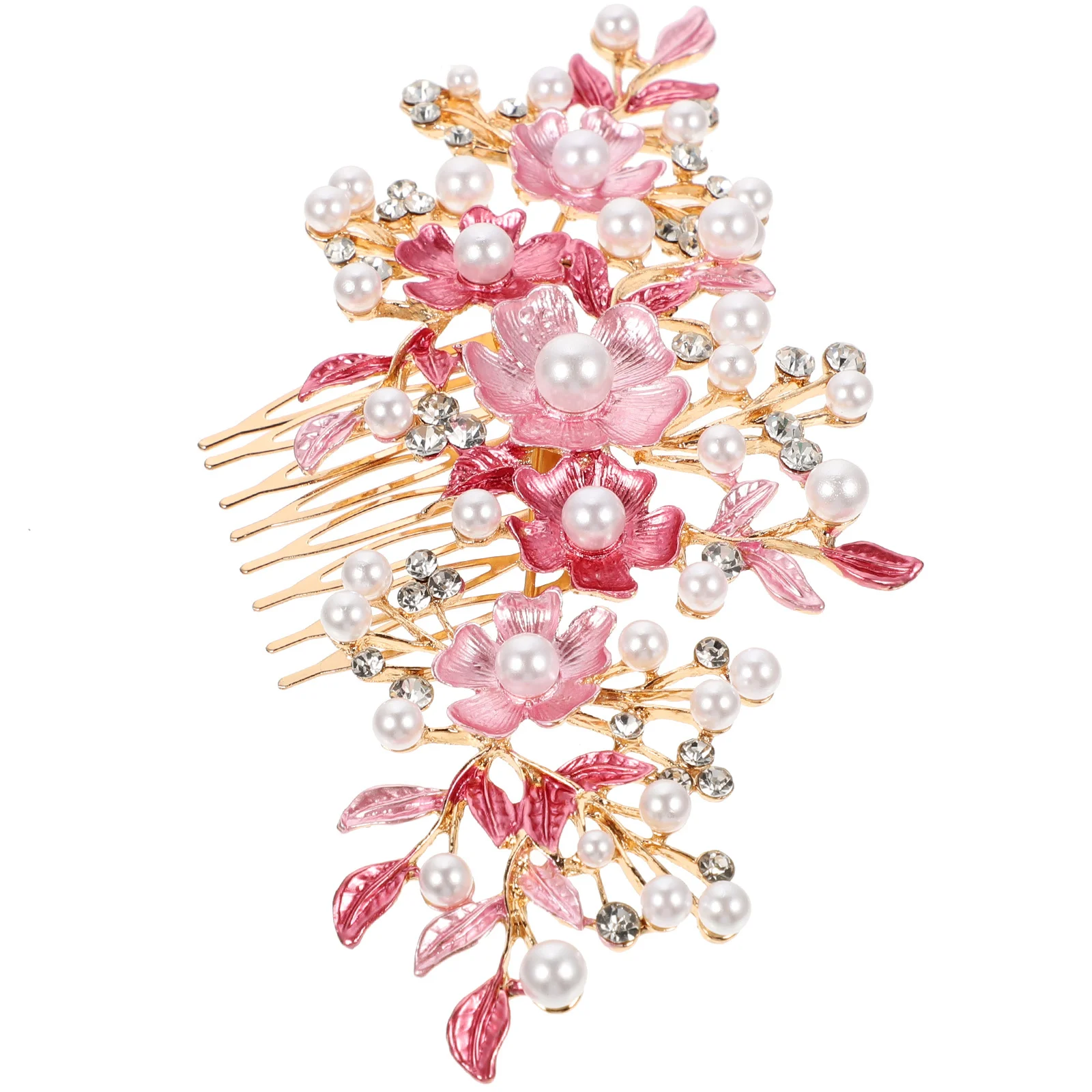 

Hair Comb Lightweight Elegant Bridal Flower Clip Wedding Hair Accessories Bride Gifts Floral Headpiece