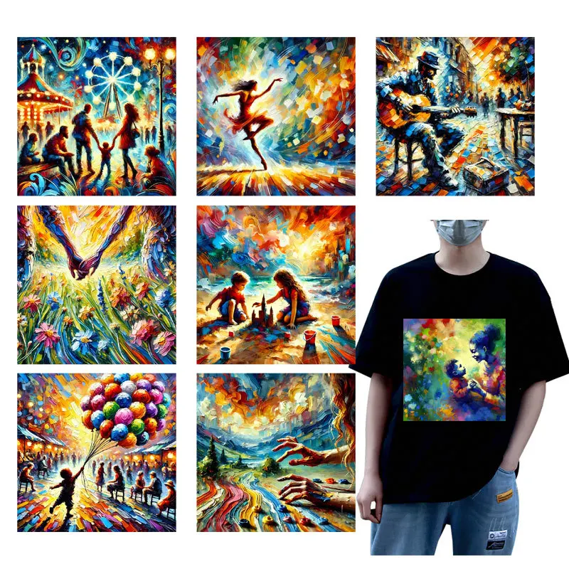 Colored Ink Washpat…