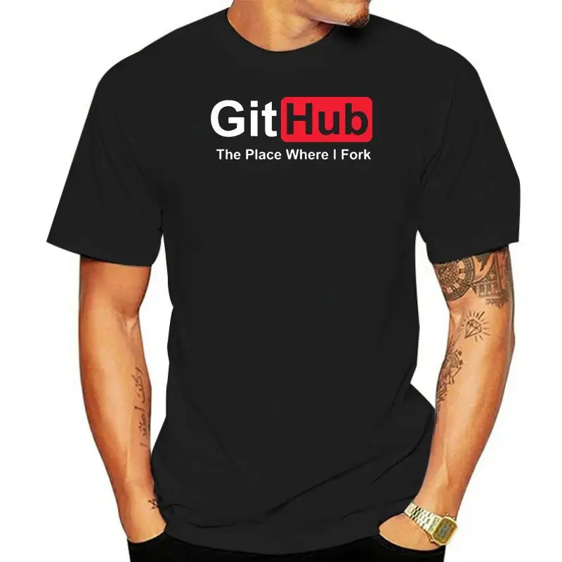 Knitted Summer Github : The Place Where I Fork T-Shirt Women Cool Leisure Boy Girl Tshirts Clothing 2022 Short Sleeve Hiphop