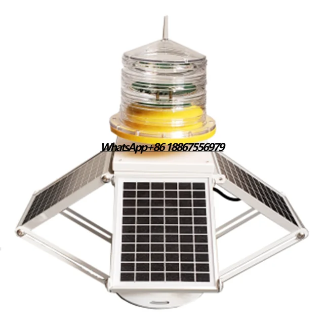 

4 Groups Solar Panel Rechargeable 12volt Solar Buoy Light Marine Lantern Marine signal Light