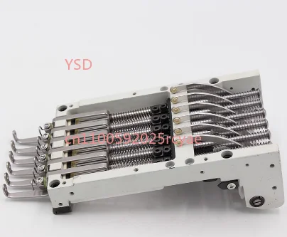 

Индивидуальные аксессуары для компьютеризированных вышивальных машин, включая сборки рамы головки и игл.