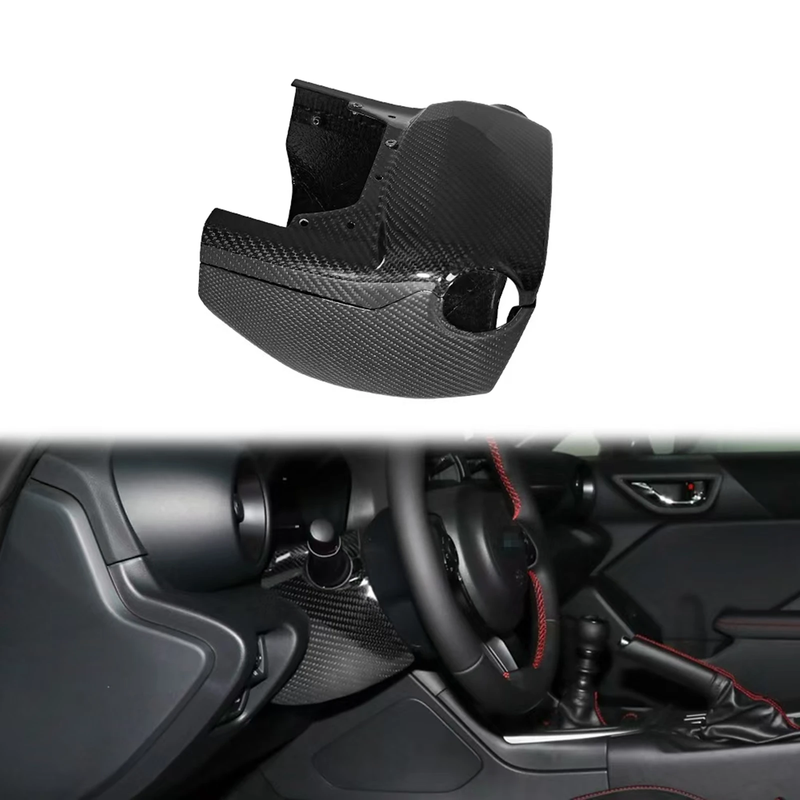 Car Interior Steering Wheel Base Lower Trim Cover For Subaru BRZ Toyota GR86 2022 2023 2024