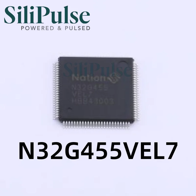 (5-20pcs) N32G455VEL7 LQFP-100(14x14) 100% Original In Stock (MCU/MPU/SOC) N32G455VEL7 LQFP-100(14x14)