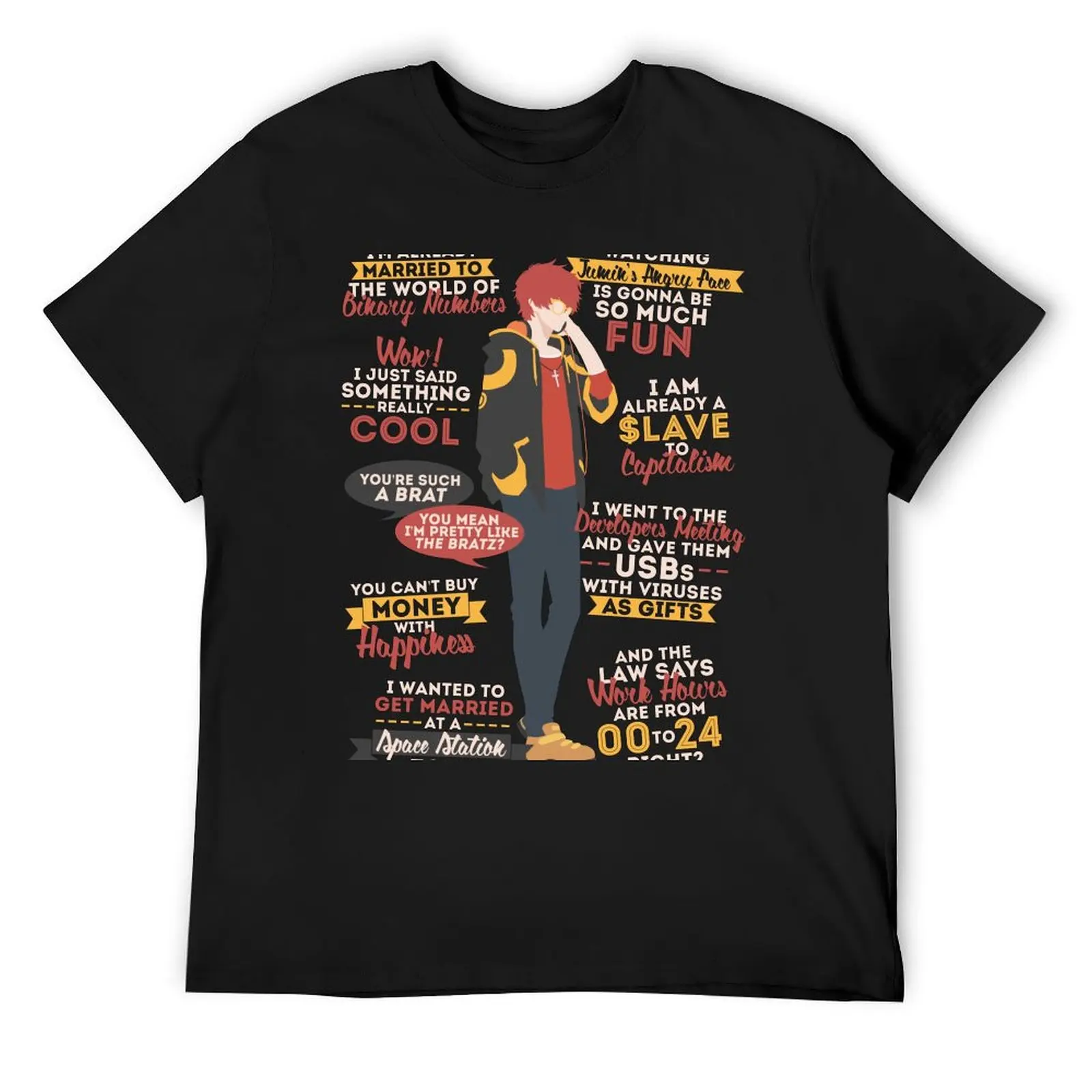 

707 Quotes T-Shirt vintage anime shirt graphic tee shirt shirts men graphic