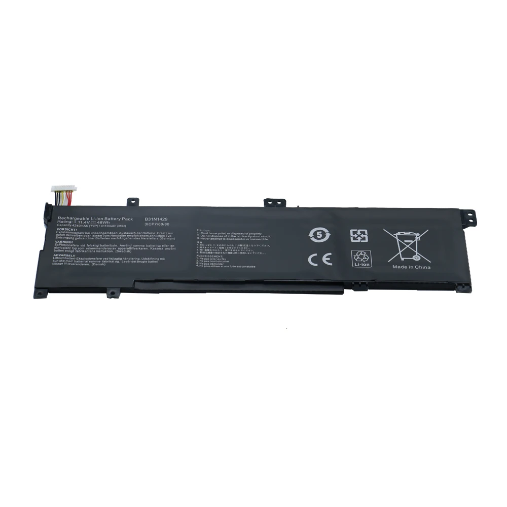 Imagem -04 - Nova Bateria do Portátil para Asus A501l B31n1429 A501lx A501lb5200 K501 K501u K501ux K501ub K501lb K501lx K501uw K501l K501ux-ah71