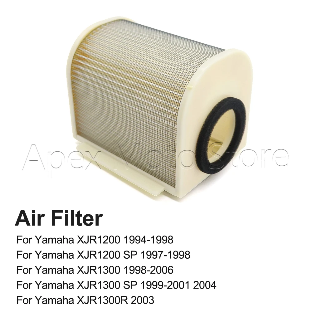 

Motorcycle Air Filter For Yamaha XJR1200 XJR1300 XJR1300R XJR 1200 1300 1300R SP 1994-2004 Engine Intake Cleaner Element