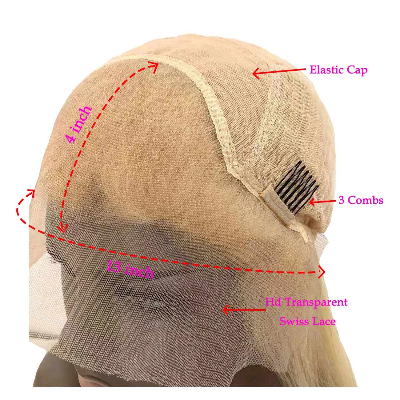 Ombre 1B613 Blonde Lace Front Wig Human Hair 13x6 Glueless Wig Loose Wave Wig Short Wavy Wigs Human Hair for Black Women