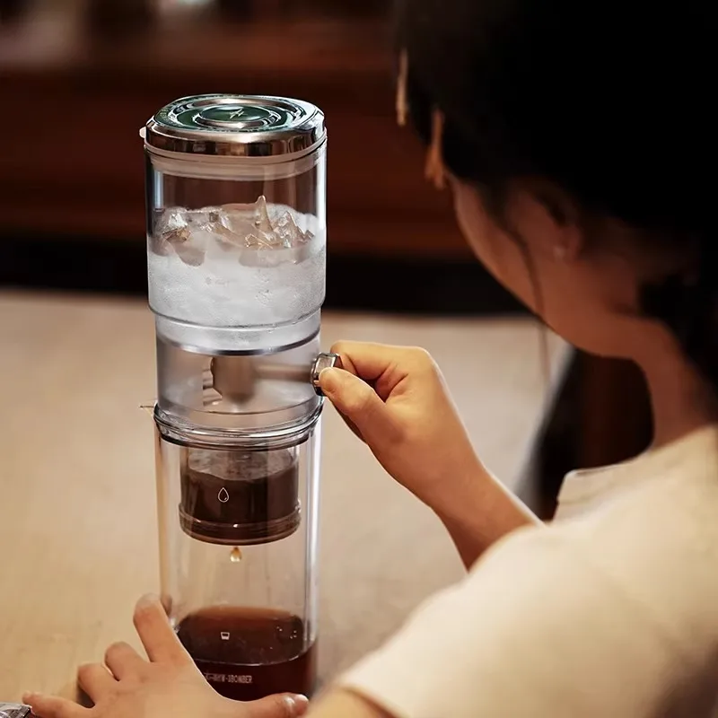 Ice drop pot Household hand brewed cold brew coffee drip type ice brew coffee cold brew pot