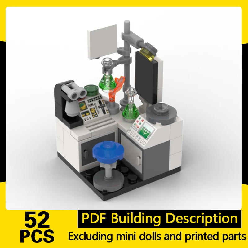 

City Street View Model MOC Building Bricks Science Laboratory Modular Technology Gifts Holiday Assemble Children Toys Suit