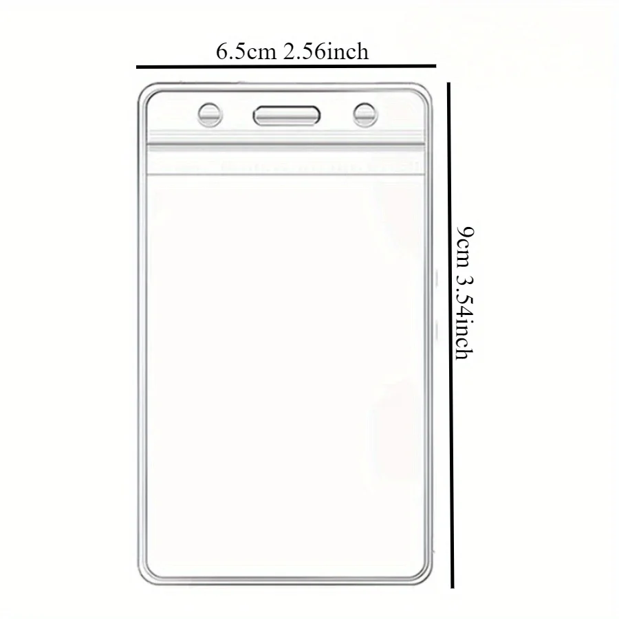 20PCS Waterproof Transparent Card Clip Plastic Protective Sleeve Bank Credit Card Protective Sleeve ID Card  Wallet