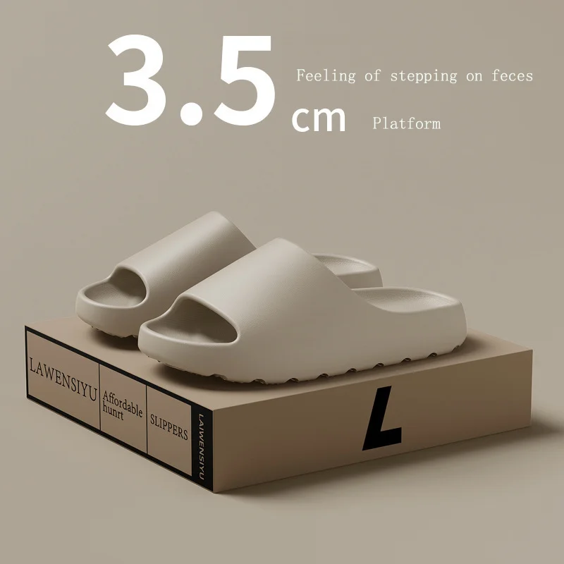 Super Soft Women's House Slides 4CM Thick Platform Sandals Comfy Garden Beach Slippers Lightweight EVA Shoes
