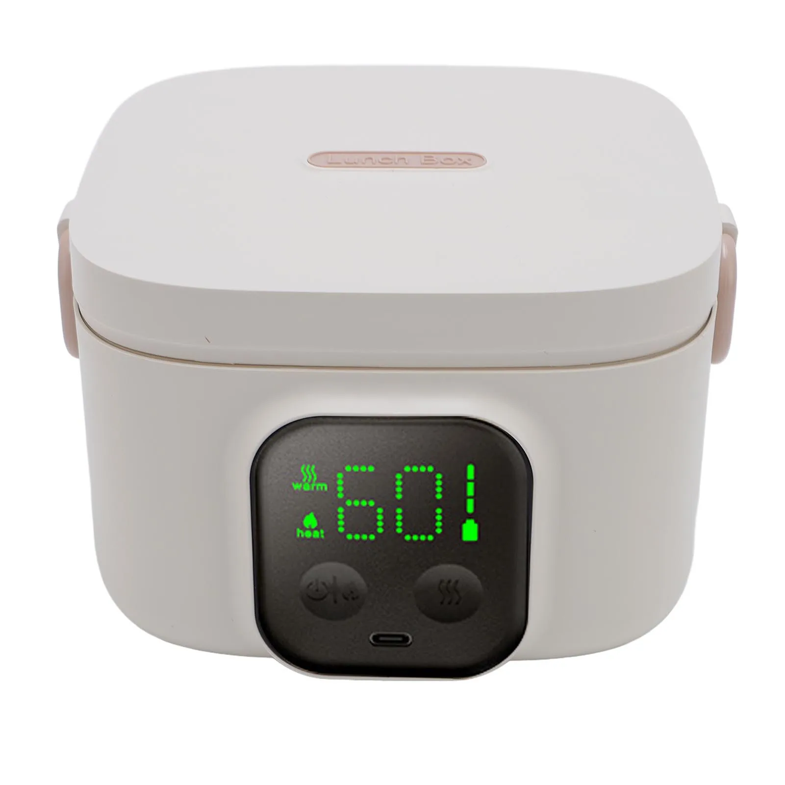 Electric Food Warmer Bowl Rechargeable Intelligent Constant Temperature Bowl 7 Gears Timer Insulation Mode 500ml for Travel