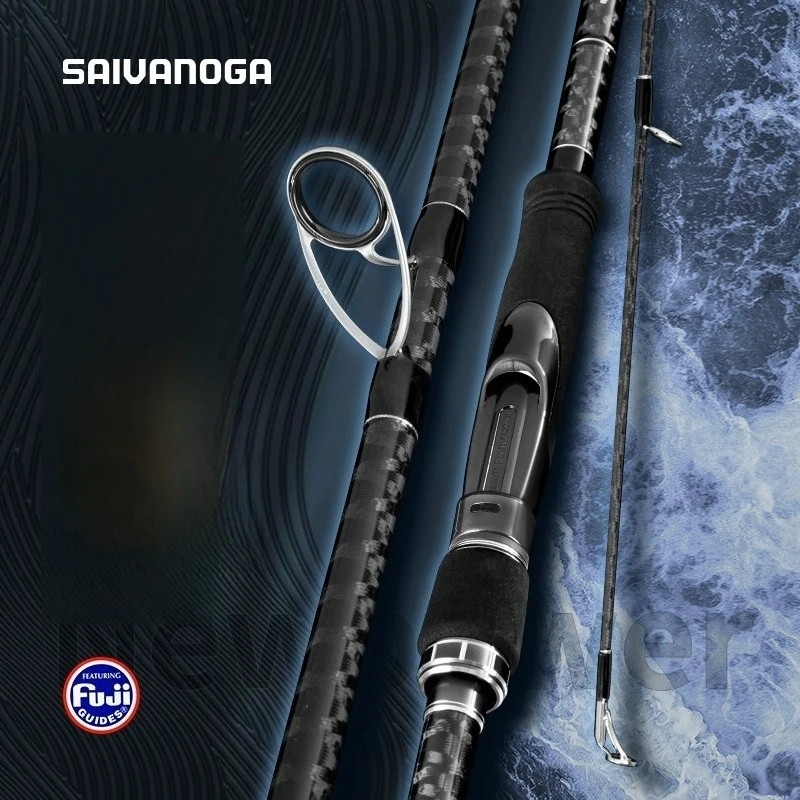 SAIVA Fuji Sic LongCasting الصيد رود عالية الكربون خفيفة الصب الغزل إغراء الصيد رود 2.13 متر-3.2 متر ل باس البحر