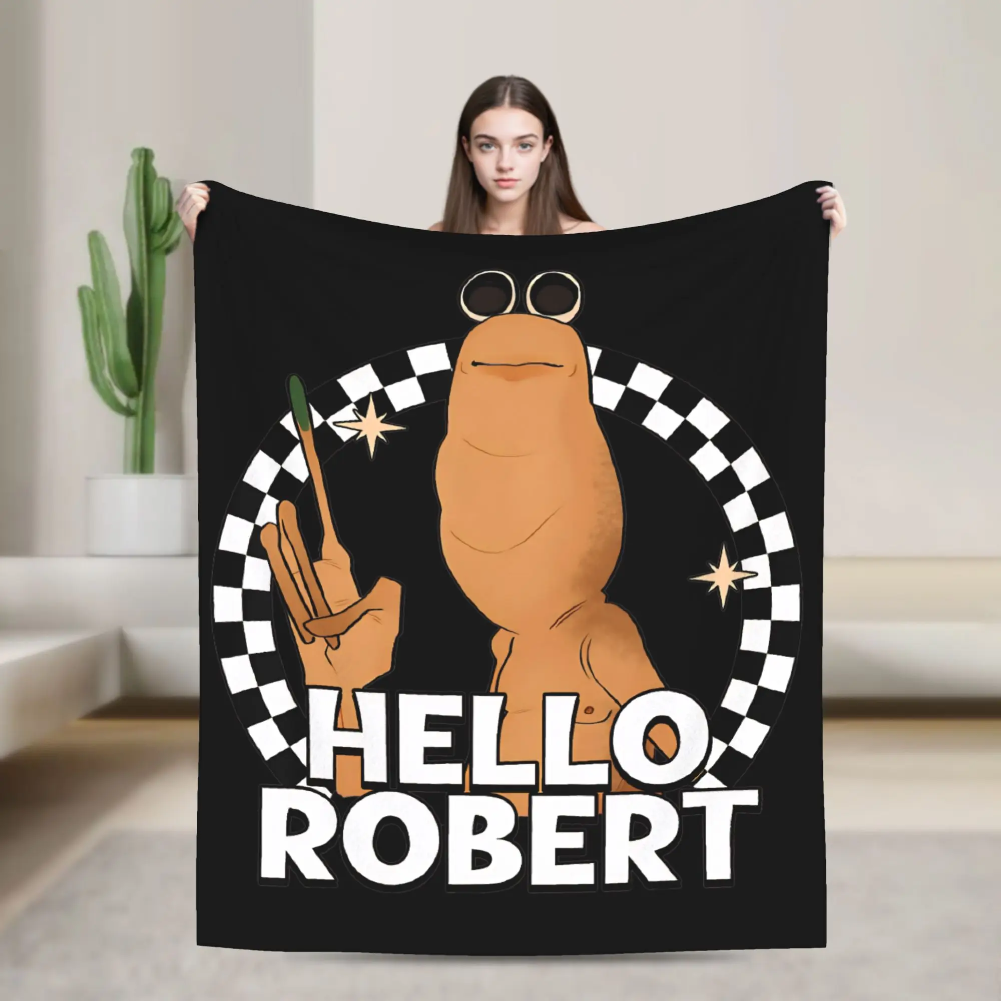 

Забавное одеяло Hello Marcus the Worm Theres Been, флисовое зимнее портативное легкое одеяло для домашнего дивана, ковер, кусок