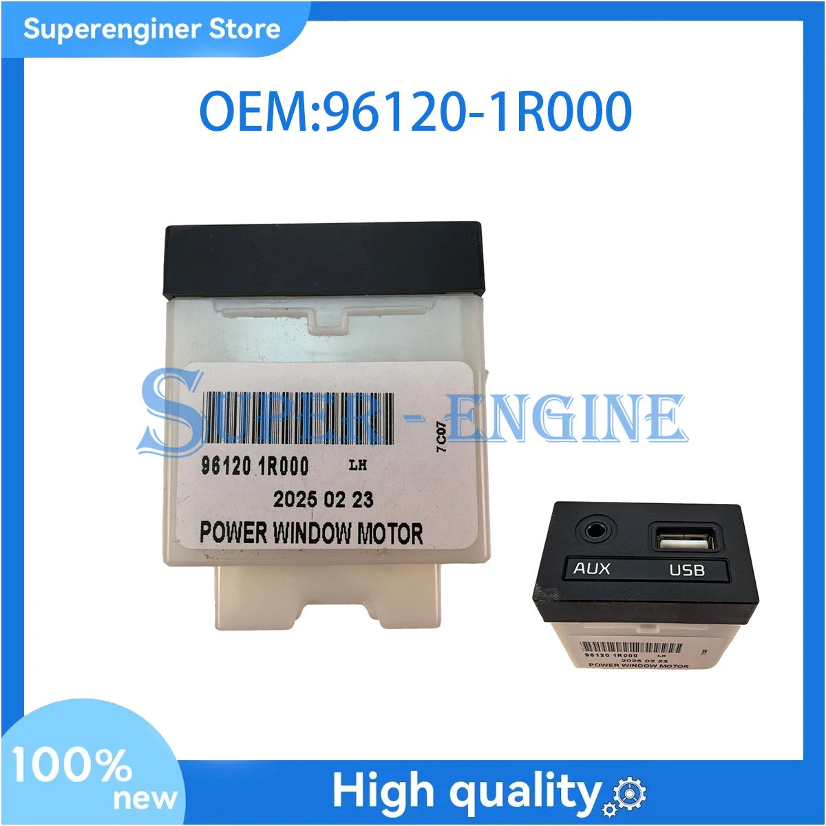 96120-1R000 96120-1R000RY Console AUX USB Jack Assy for hyundai Accent Solaris 2011-2015 961201R000RY 961201R000