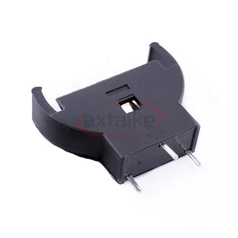 10 قطعة البلاستيك الأسود CR2032 2032 CR2025 2025 3 فولت خلية عملة البطارية المقبس حامل صناديق البطارية BS-2-1 BS-5 DIP SMD البلاستيك #6